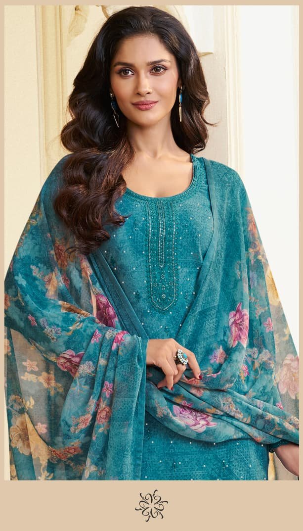 VINAY FASHION SILKINA - ROYAL CREPE 48 Unstitched Set