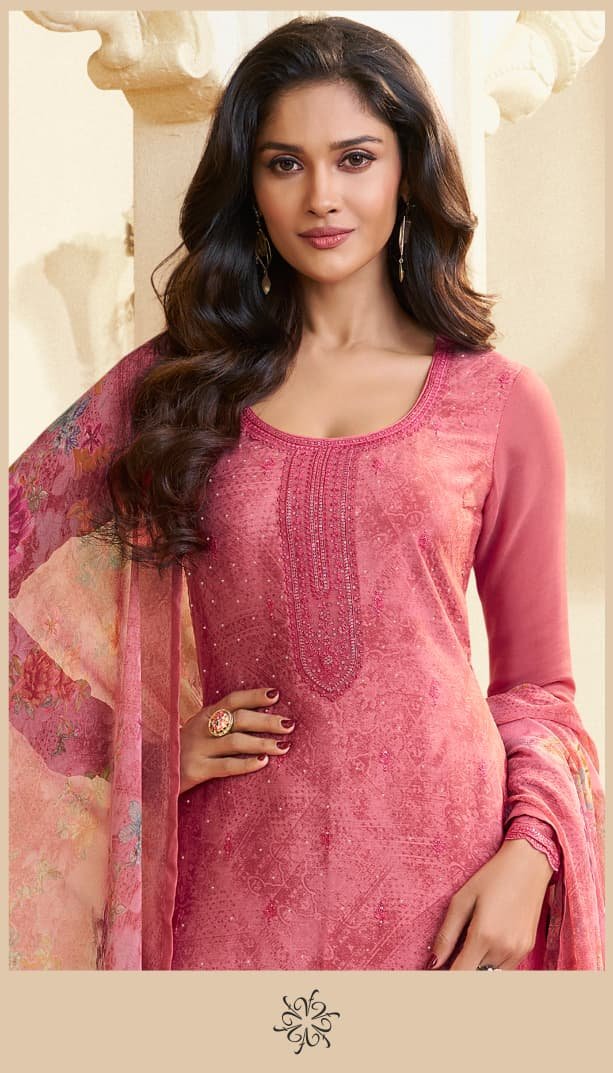 VINAY FASHION SILKINA - ROYAL CREPE 48 Unstitched Set - Image 5